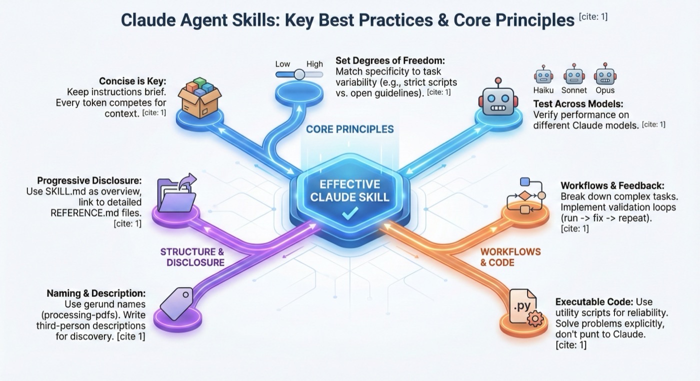 Agent Skills best practices for writing effective and reliable Claude Skills