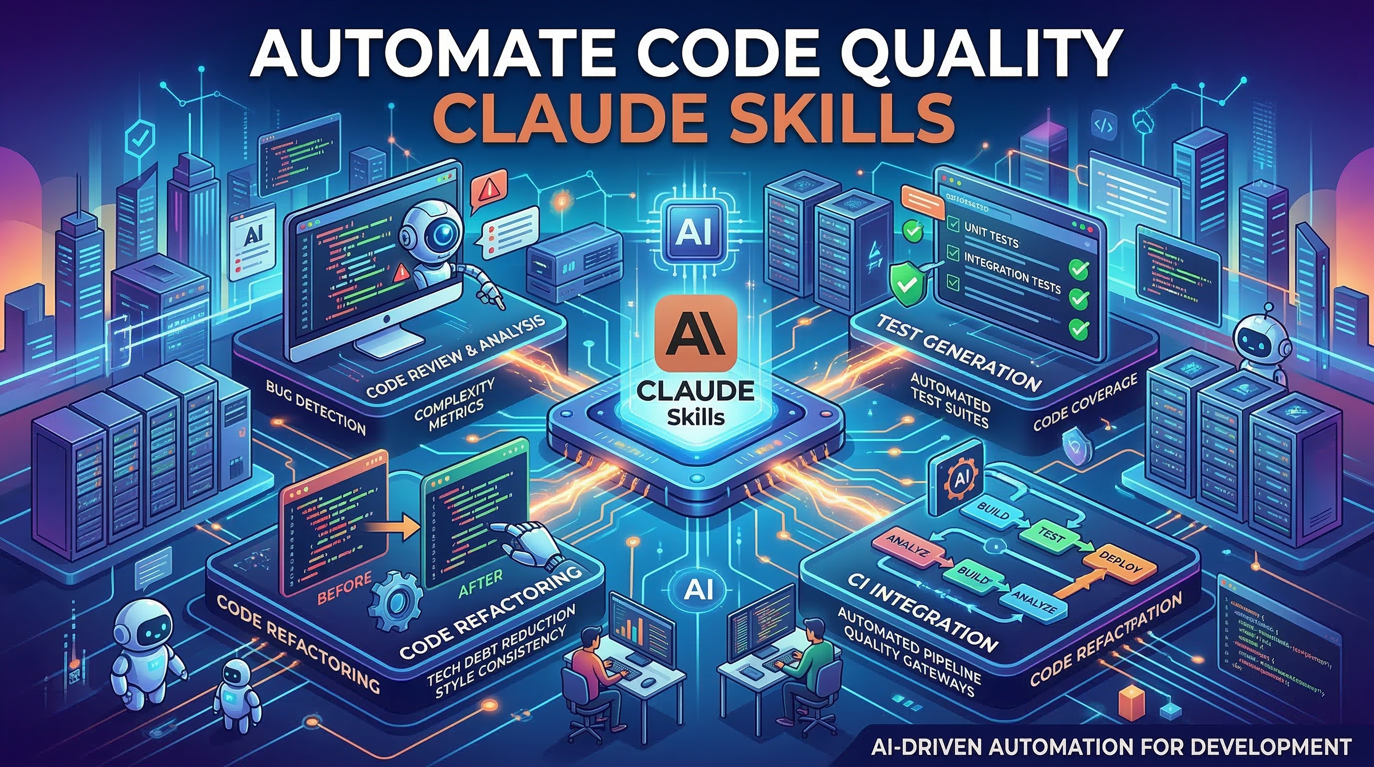Automate Code Quality: Write, Fix, and Review Tests with Claude Skills