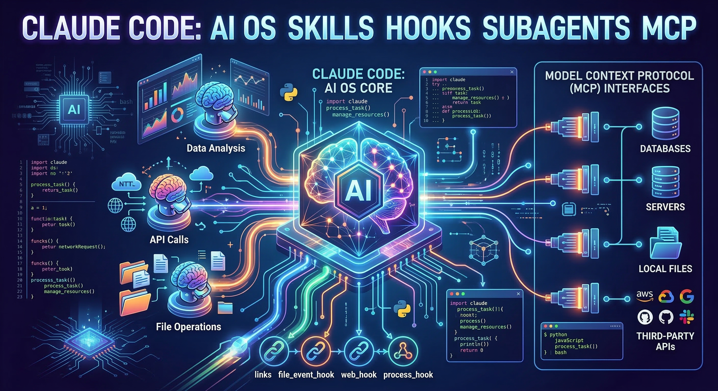 Claude Code as Your AI OS: Skills, Hooks, Subagents & MCP 2026