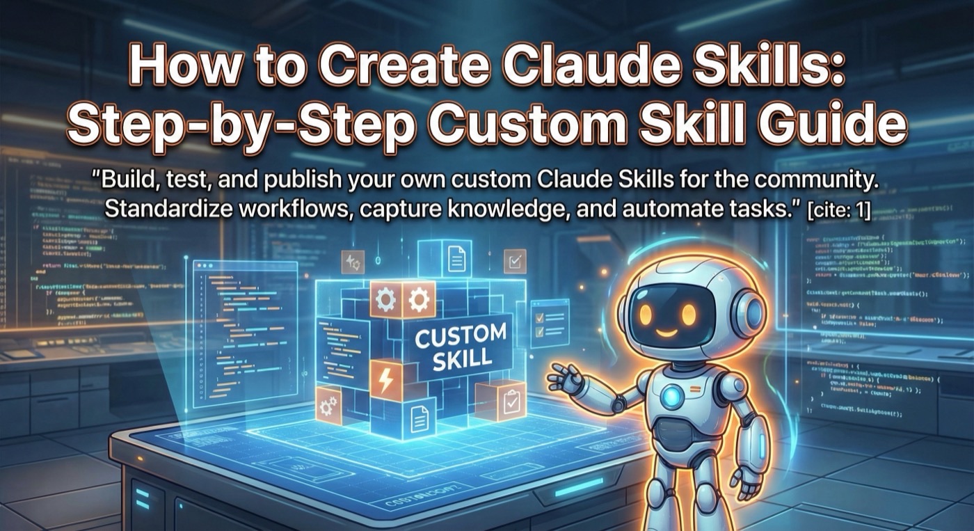 How to Create Claude Skills: Step-by-Step Custom Skill Guide